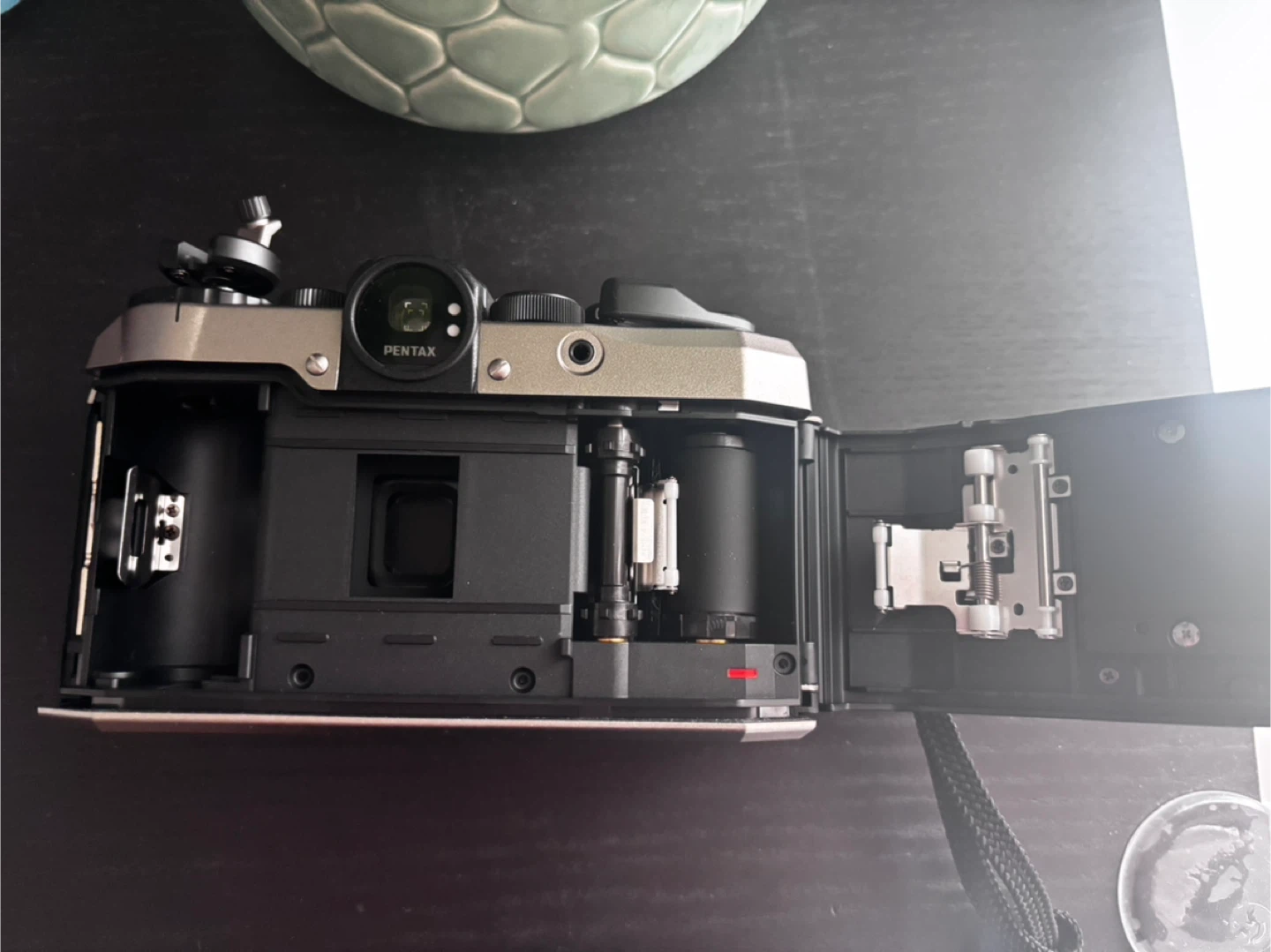 Pentax 17 Film Camera with Wood Grip plus 2 extra film rolls - photo 3