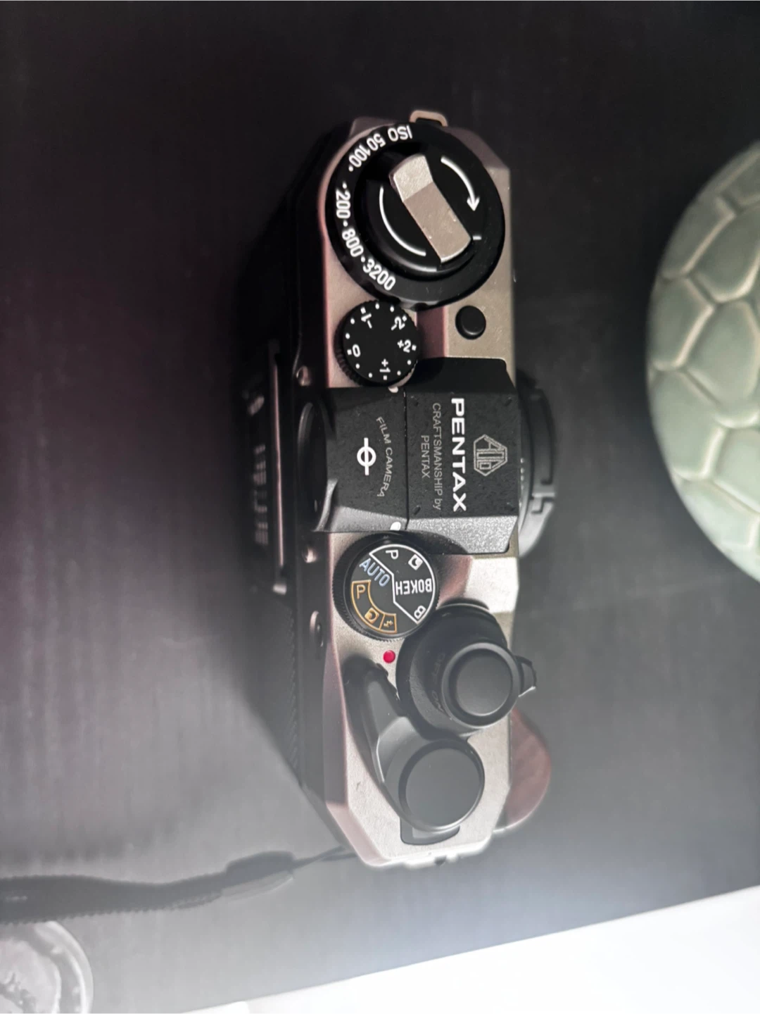Pentax 17 Film Camera with Wood Grip plus 2 extra film rolls - photo 2
