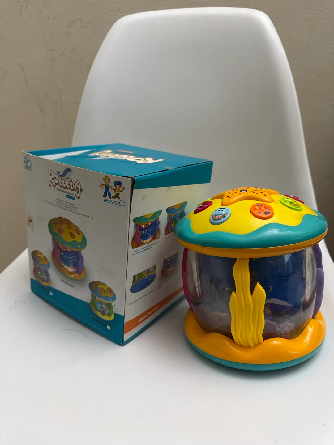 GALEISU TOYS Rotating Pacific Music Lights Baby Toy