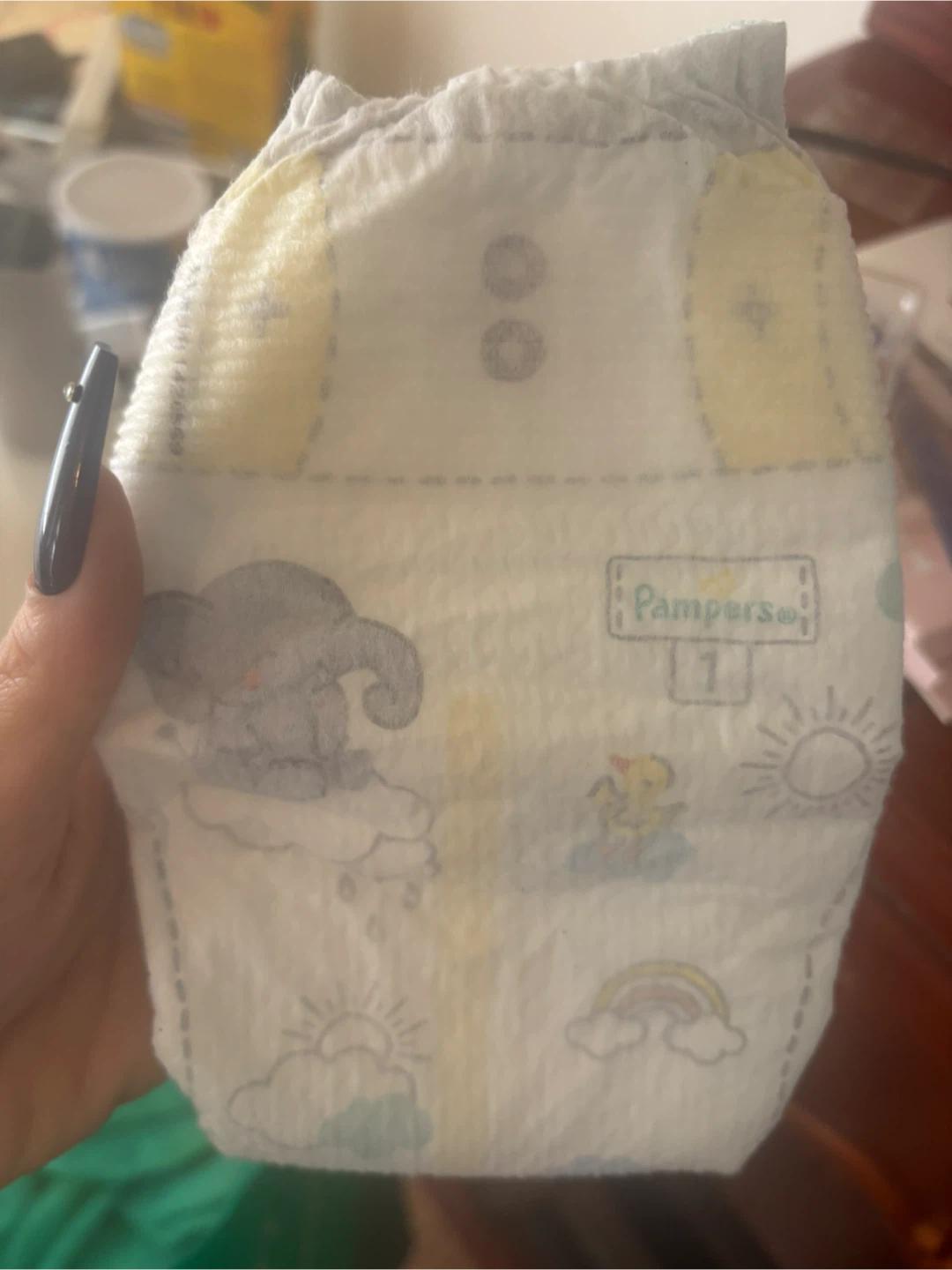 Pampers Size 1 Diaper opened FREE