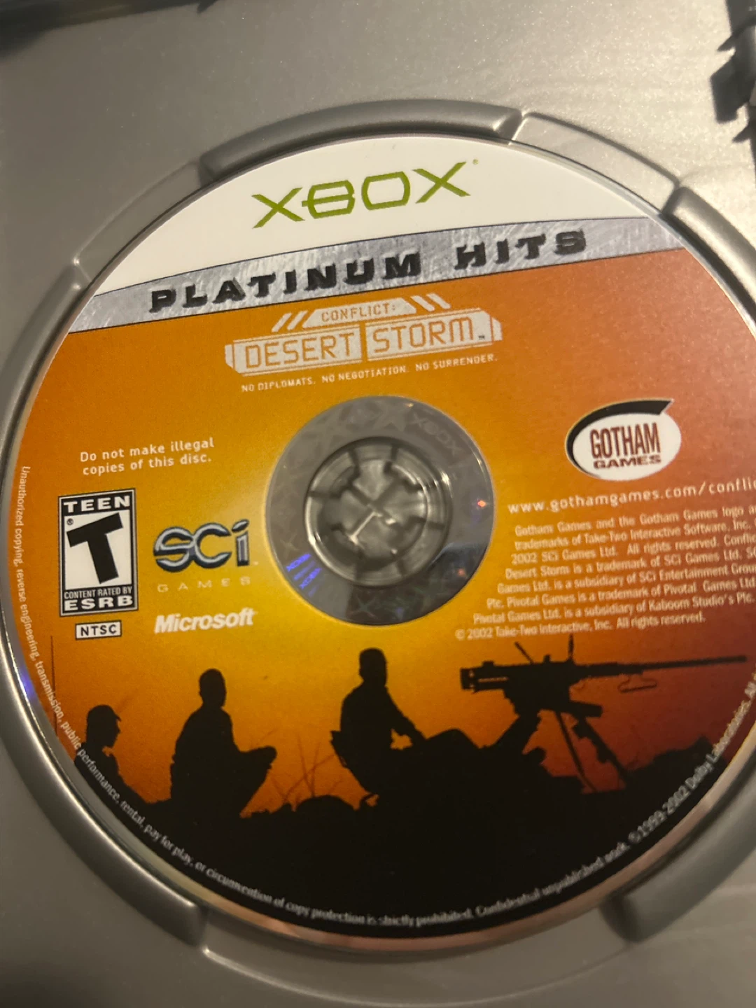 Conflict: Desert Storm Xbox Platinum Hits - photo 3
