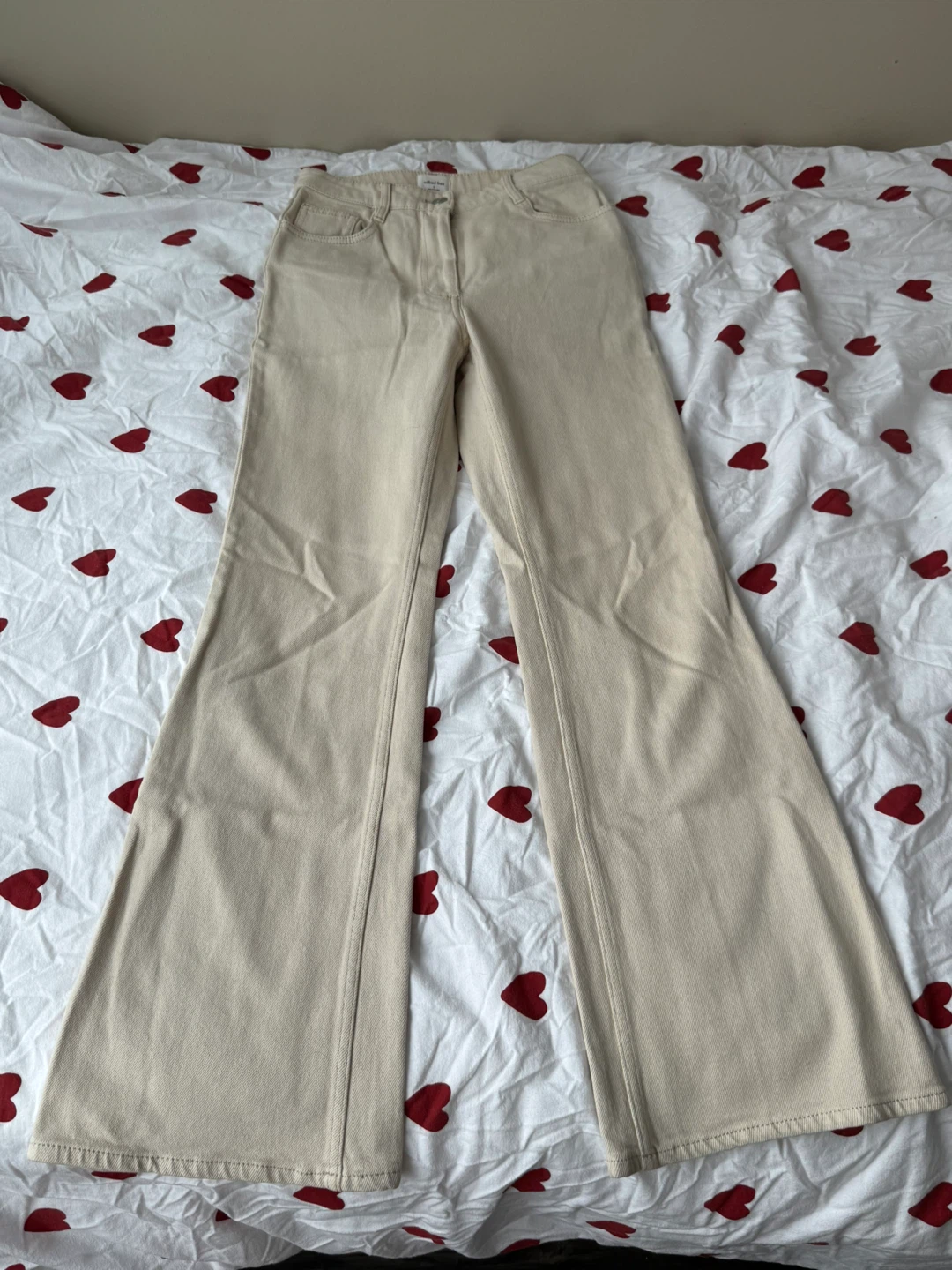 Wilfred Free beige wide-leg pants size 0