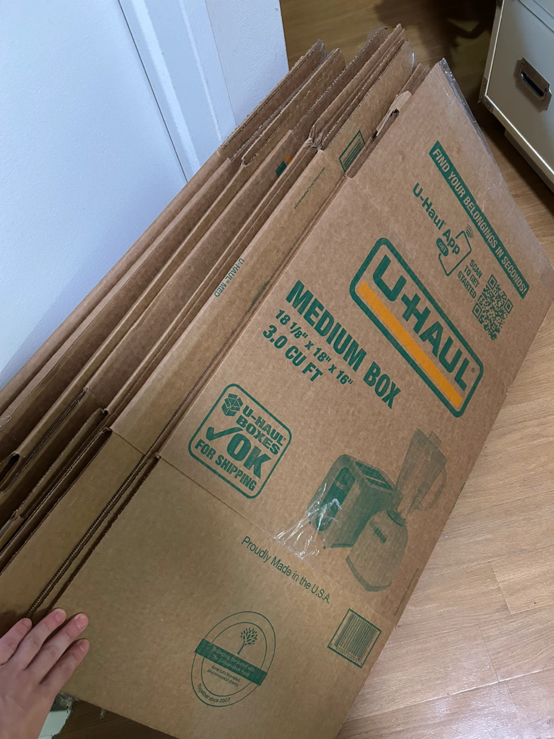 U-Haul Medium Moving Boxes (Set of 5)