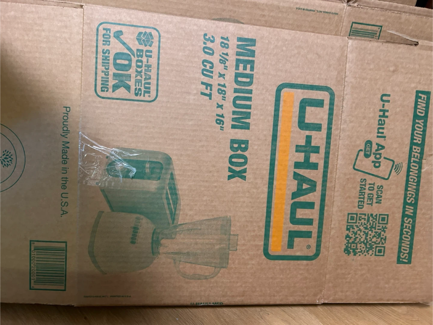 U-Haul Medium Moving Boxes (Set of 5) - photo 2