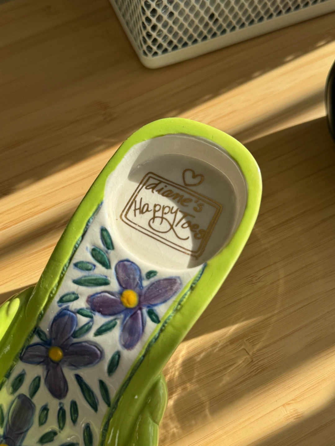 Diane's Happy Toes Flip Flop Tealight Holder - photo 3