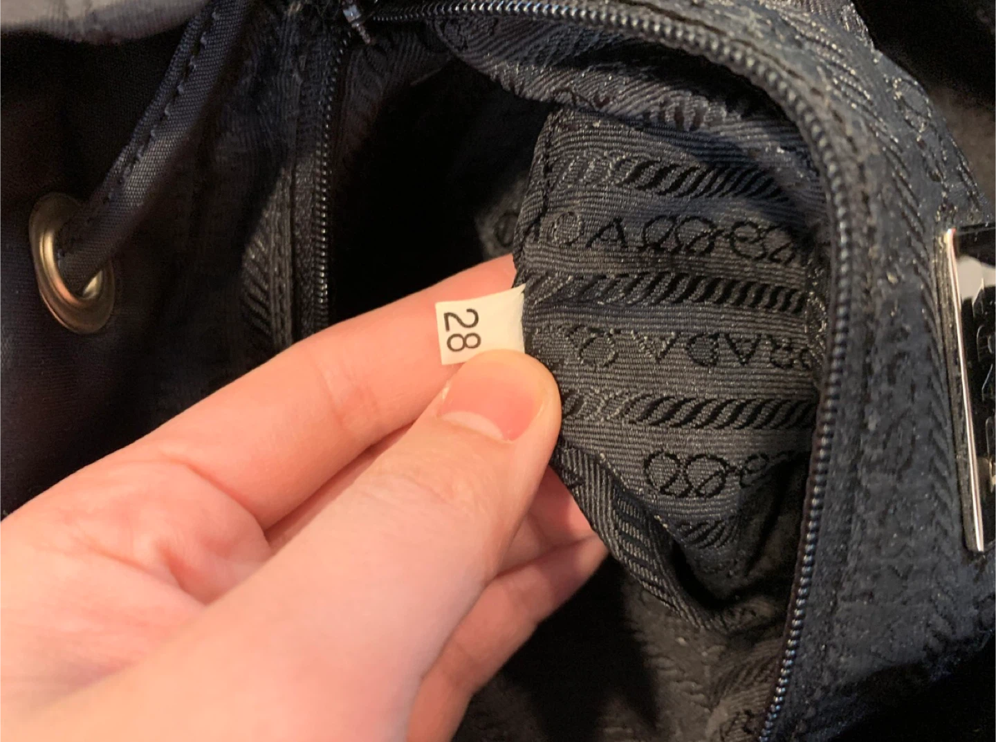 Black Prada Nylon Backpack Unisex - photo 3