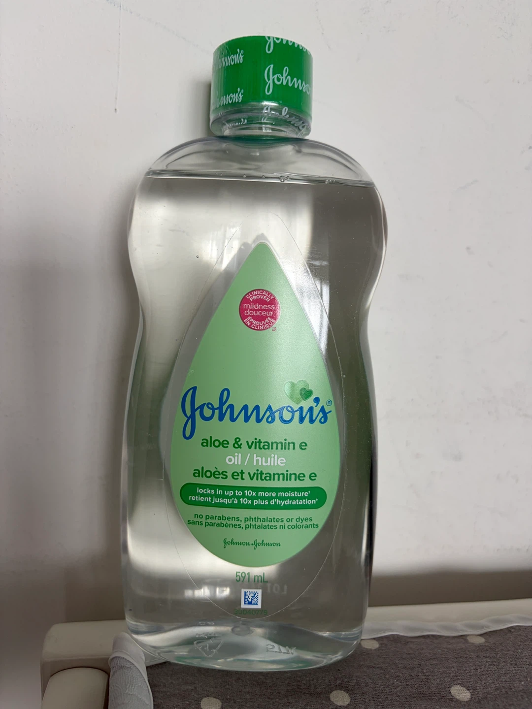 Johnson's Aloe & Vitamin E Baby Oil 591ml