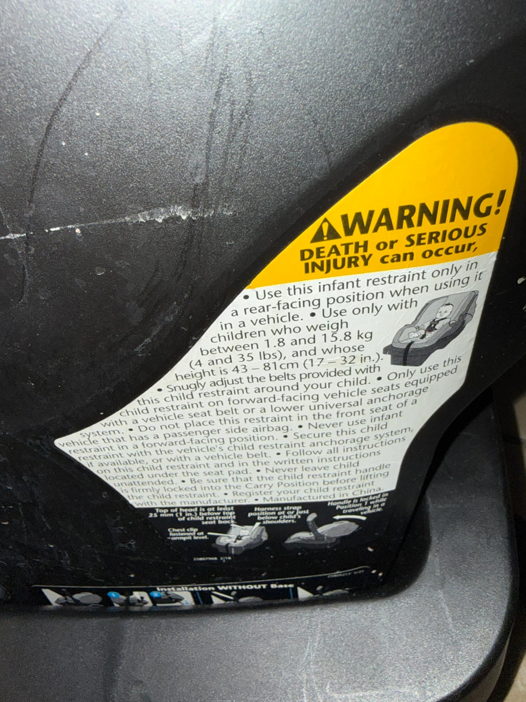Evenflo Litemax Sport Infant Car Seat - photo 4
