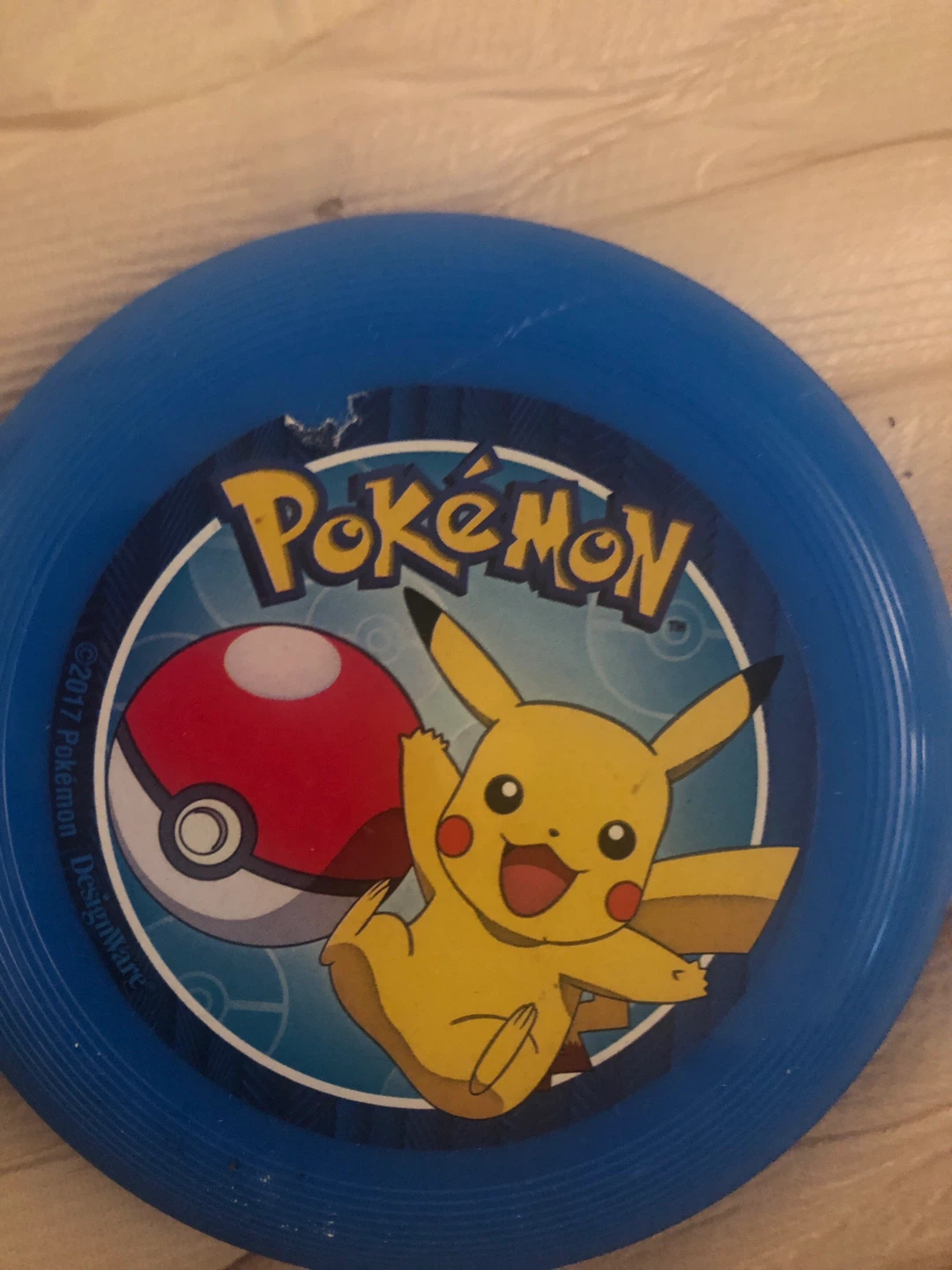 Pokemon Pikachu Blue Flying Disc