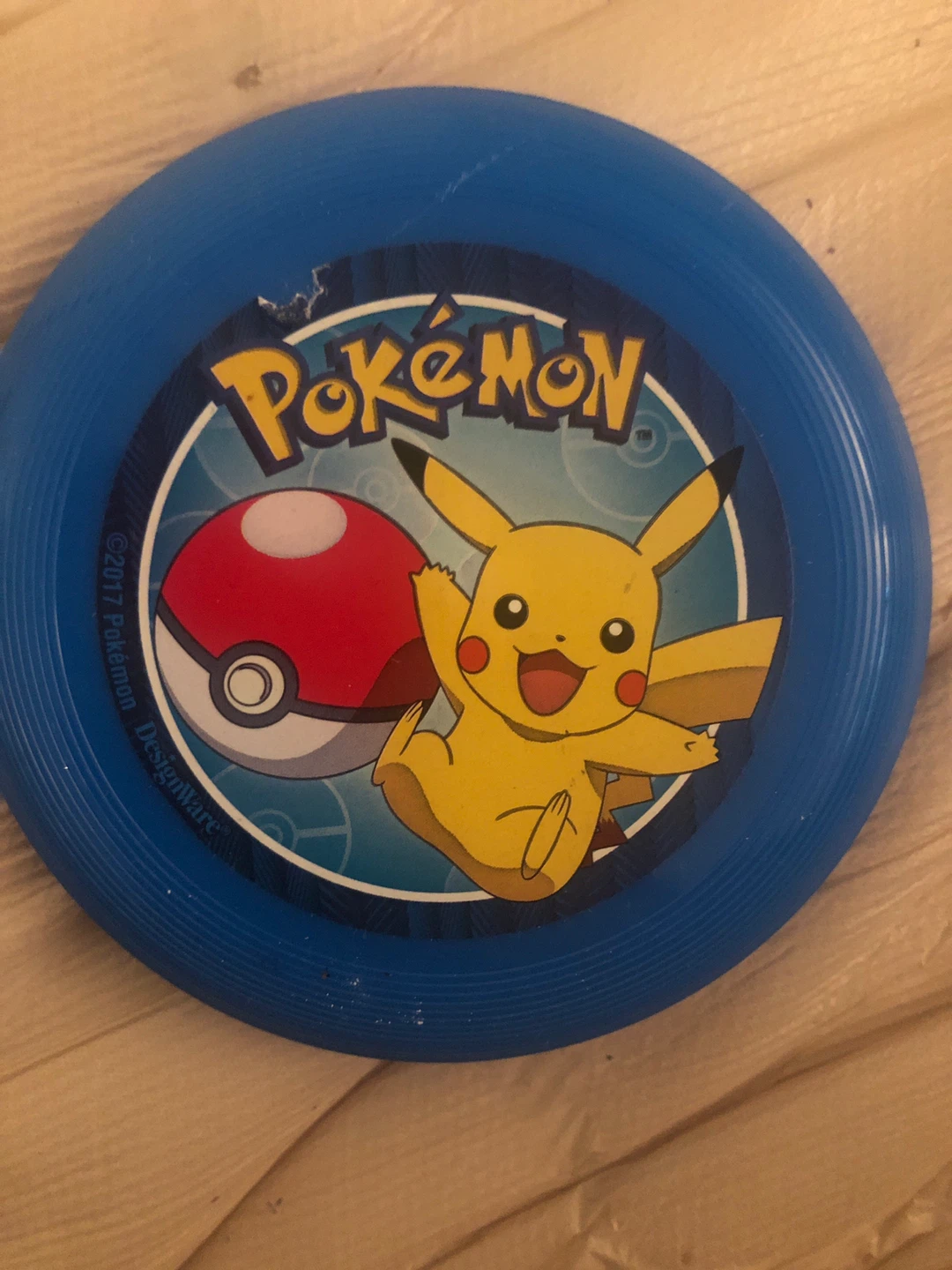 Pokemon Pikachu Blue Flying Disc