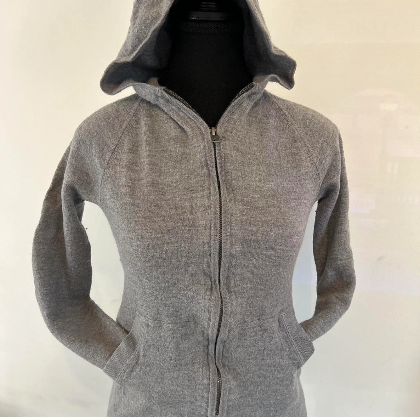 Grey Zip-Up Hoodie