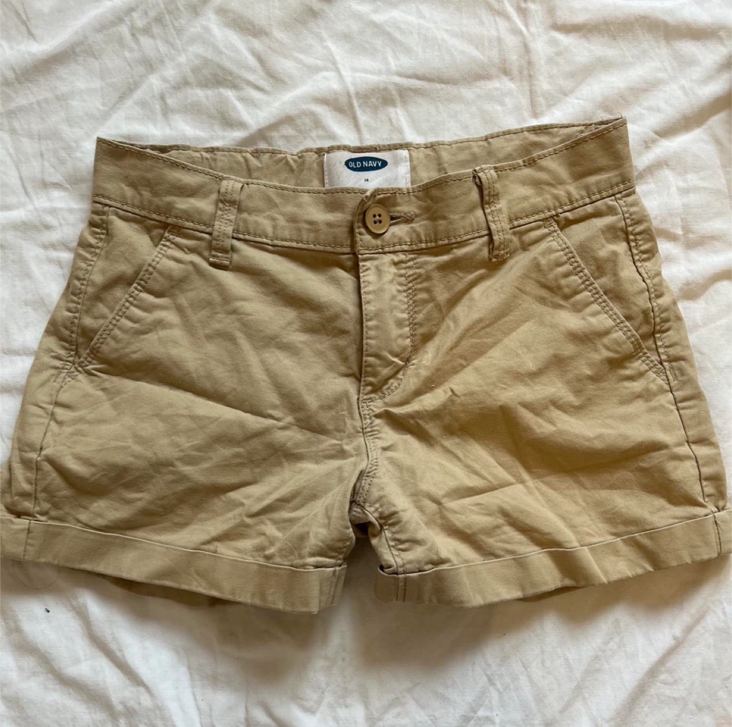 Old Navy Khaki Shorts Size 10