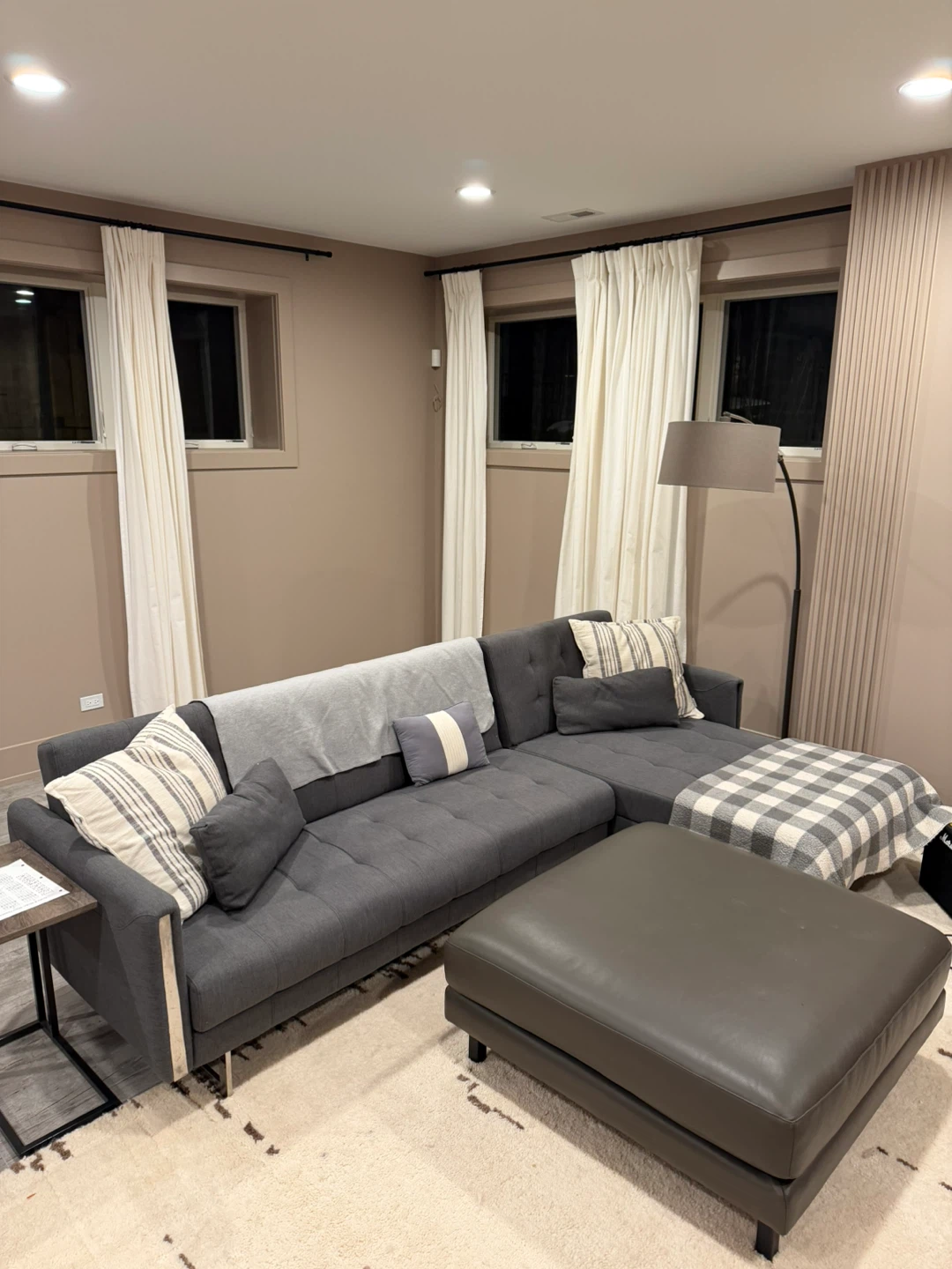 Gray Sectional Sofa/ Futon beds - photo 4