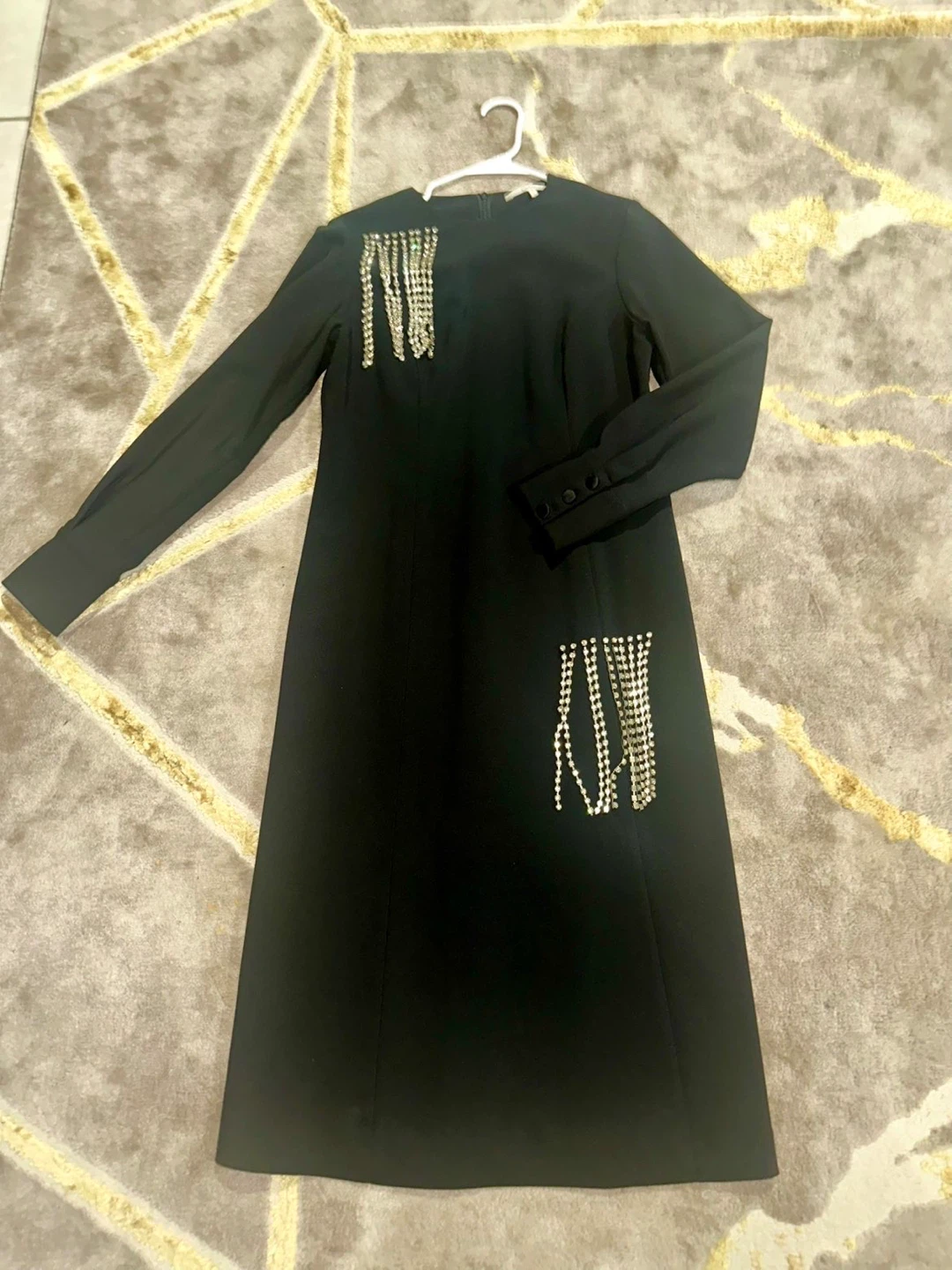 Black Lace Maxi Dress