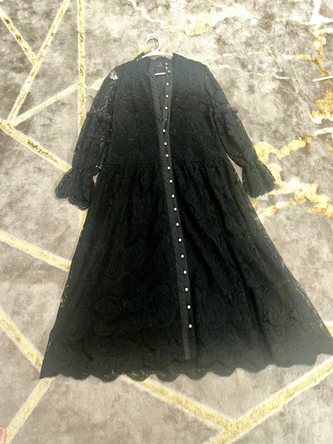 Black Lace Maxi Dress - photo 2
