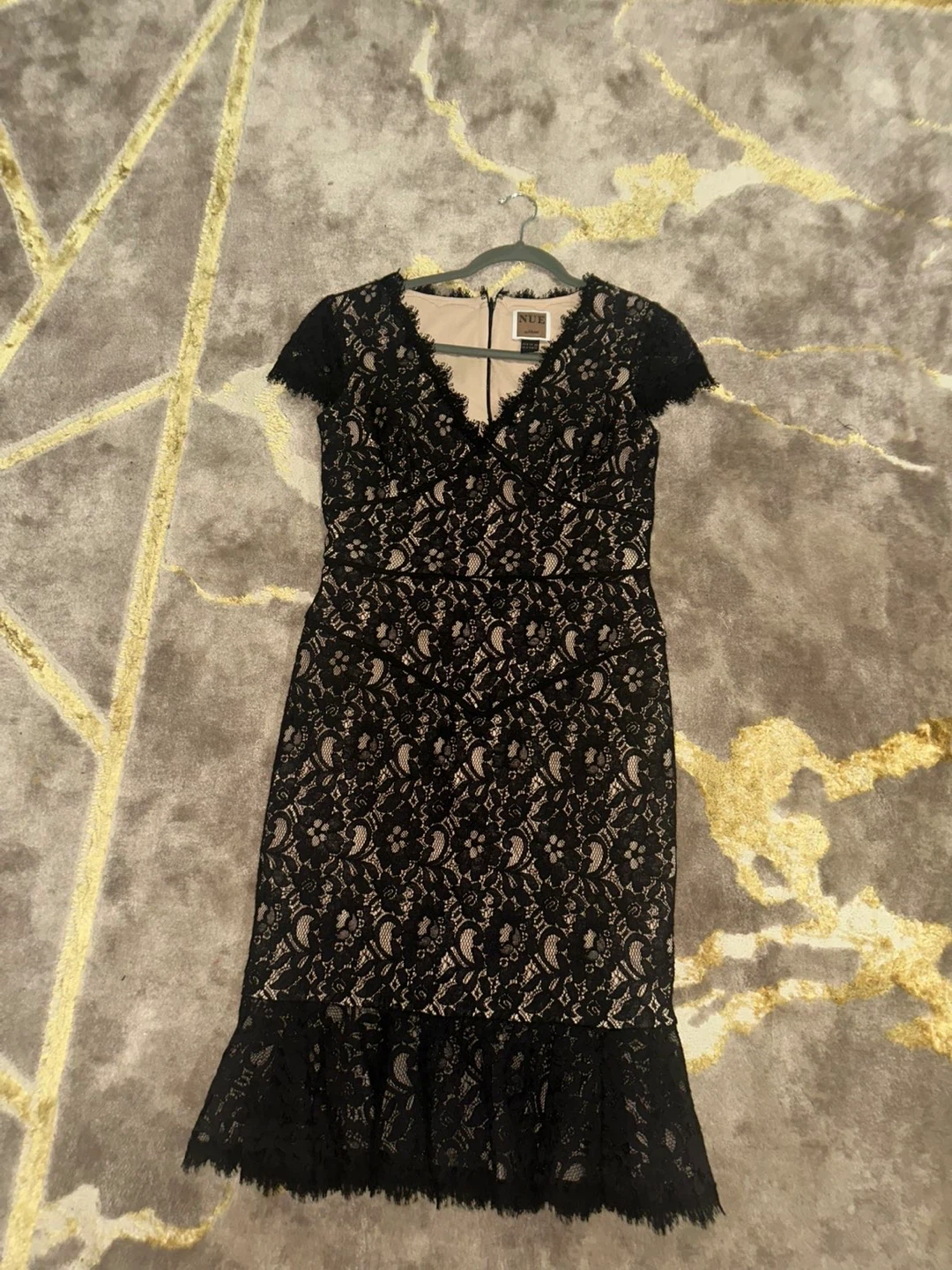 Black Lace Maxi Dress - photo 4