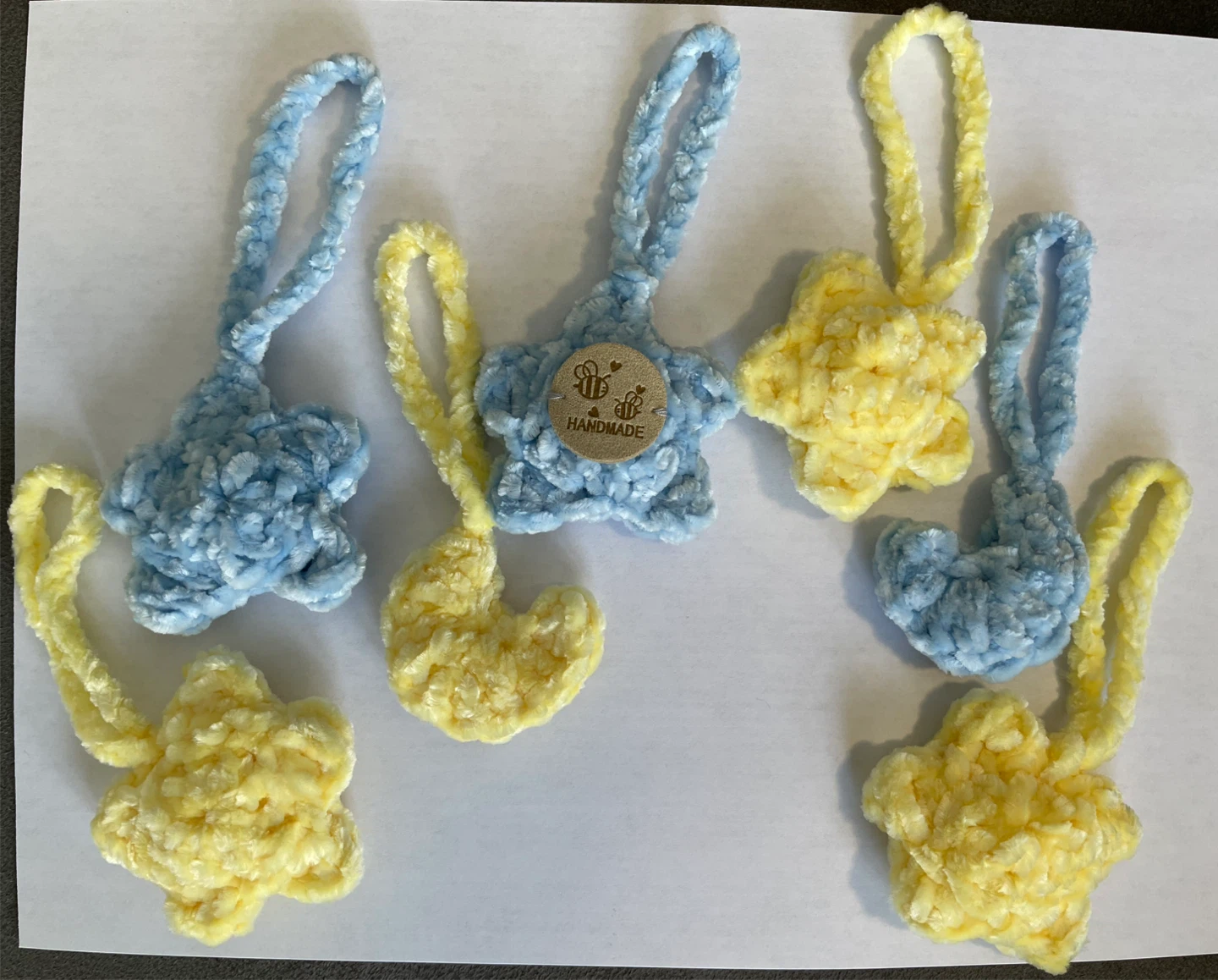 Handmade 7-piece bag charms