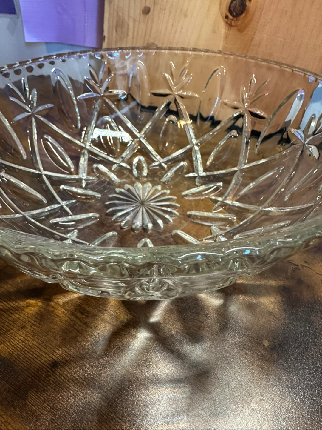 Large Crystal Serving Bowl - photo 3