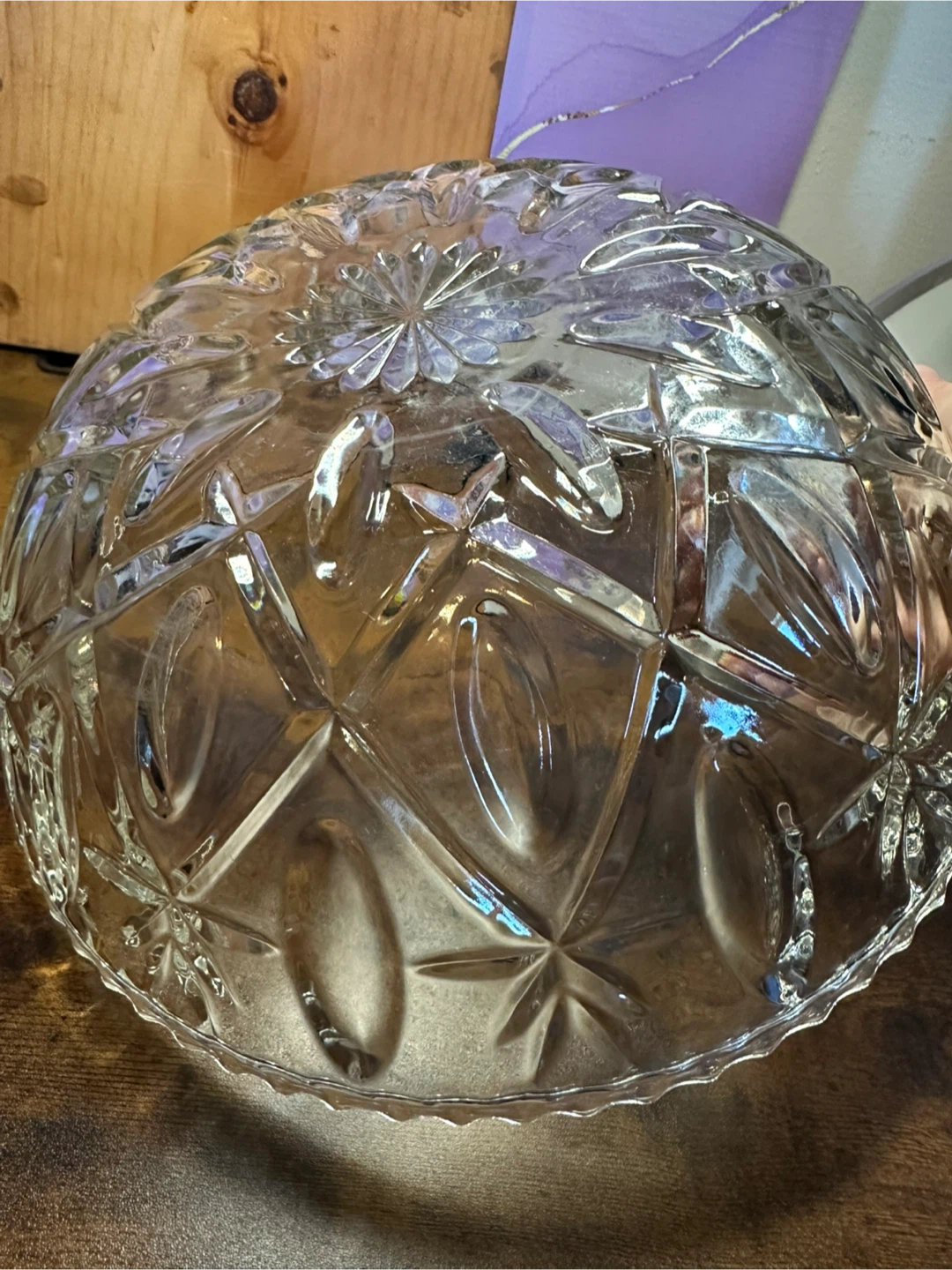 Large Crystal Serving Bowl - photo 5