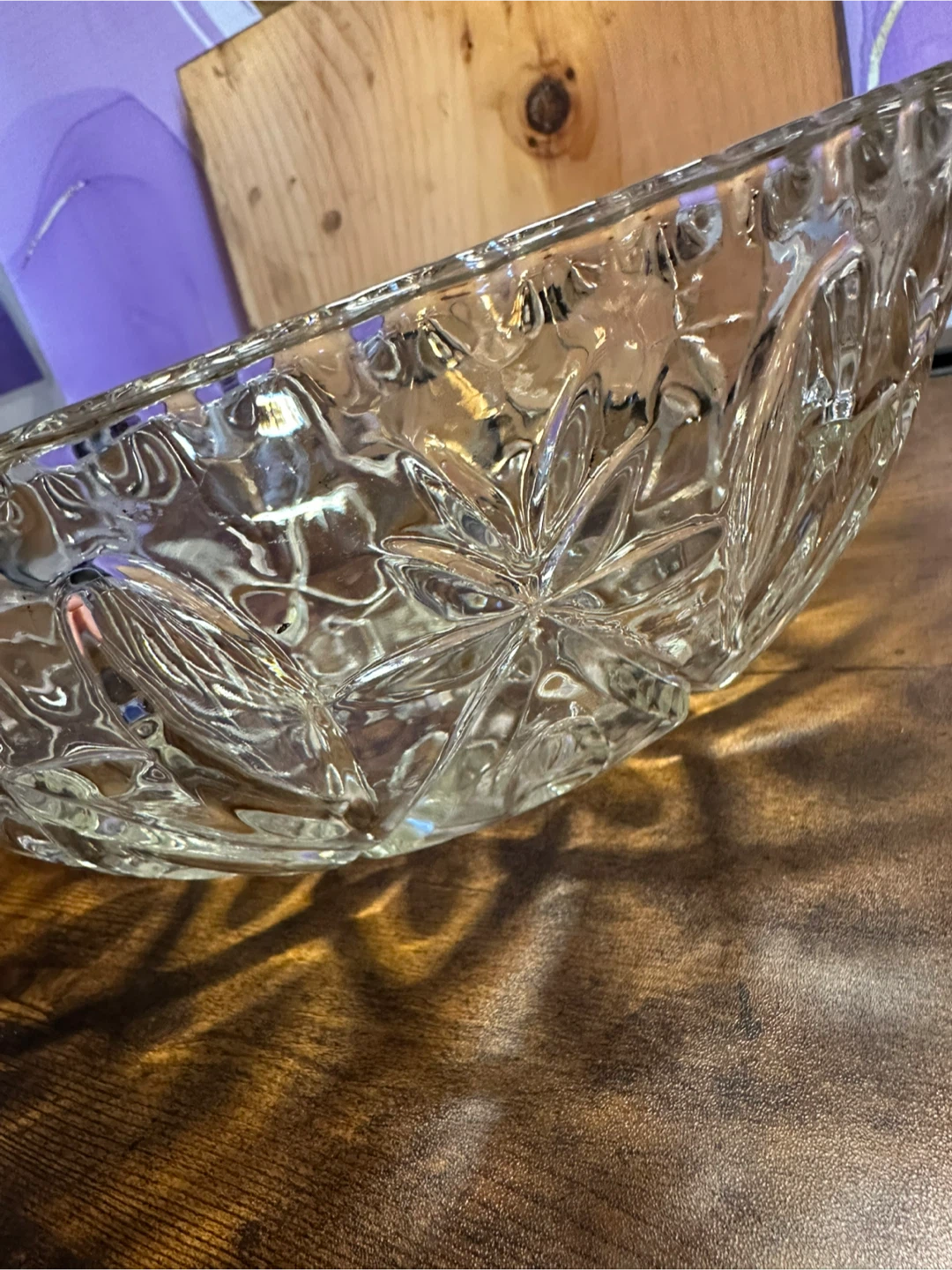 Large Crystal Serving Bowl - photo 2