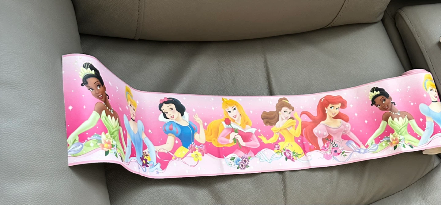 Disney Princess Border Trim - Peel and Stick Wallpaper Border