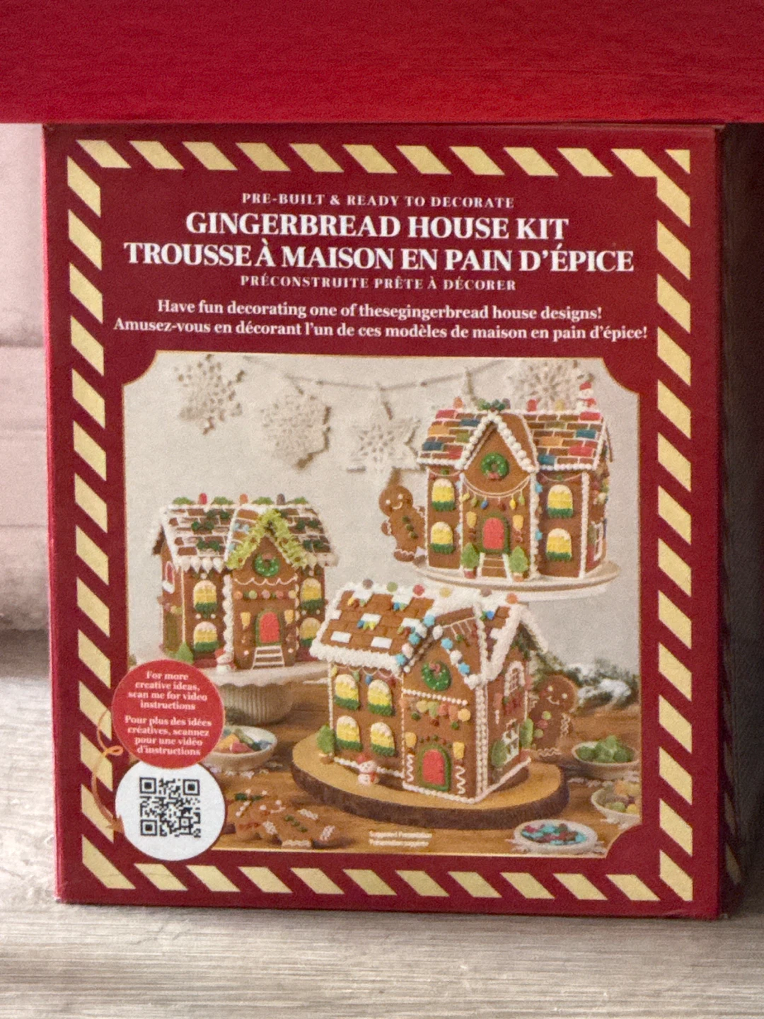 Pre-Built Gingerbread House Kit