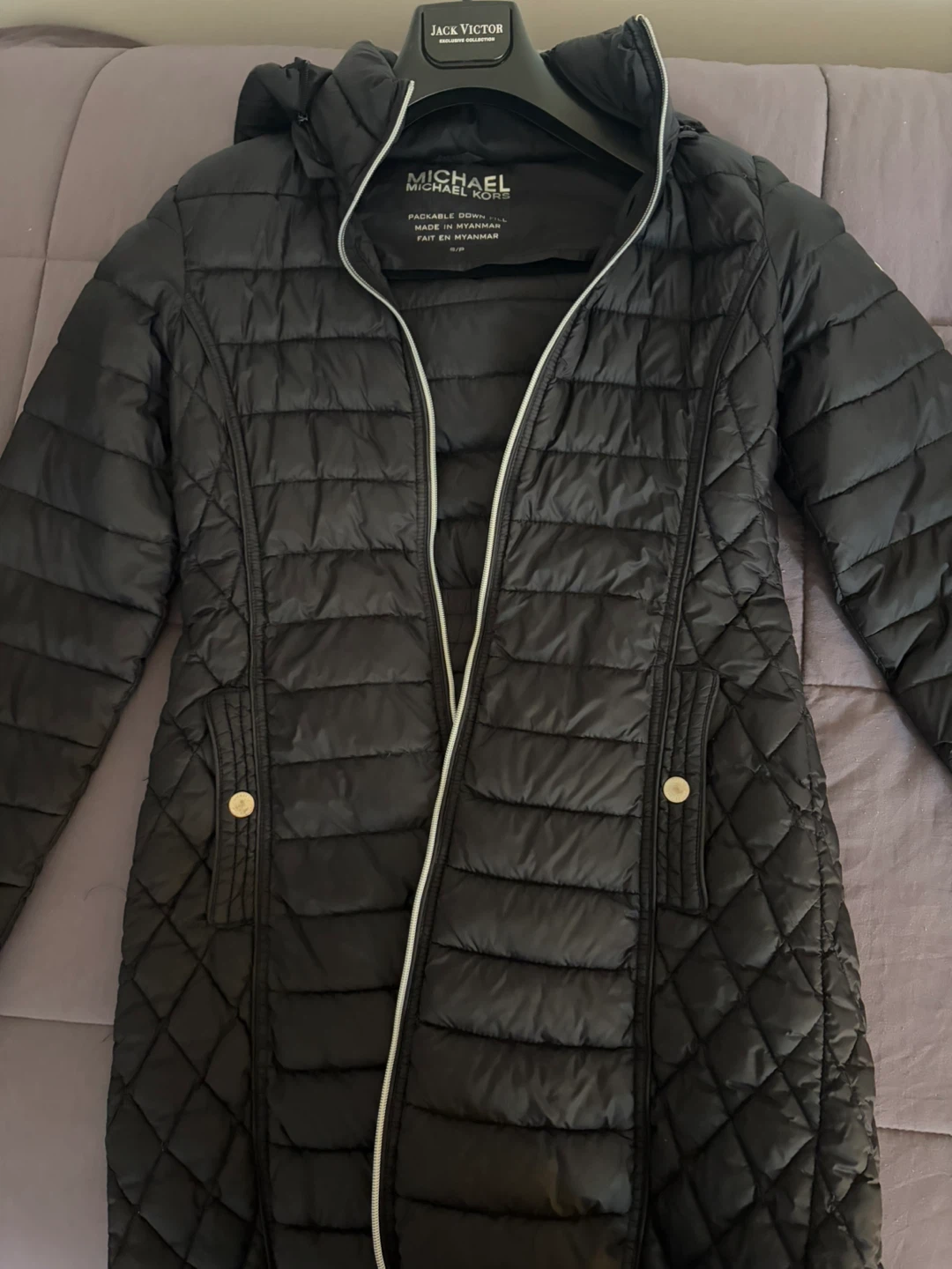 Michael Kors Packable Down Fill Puffer Jacket
