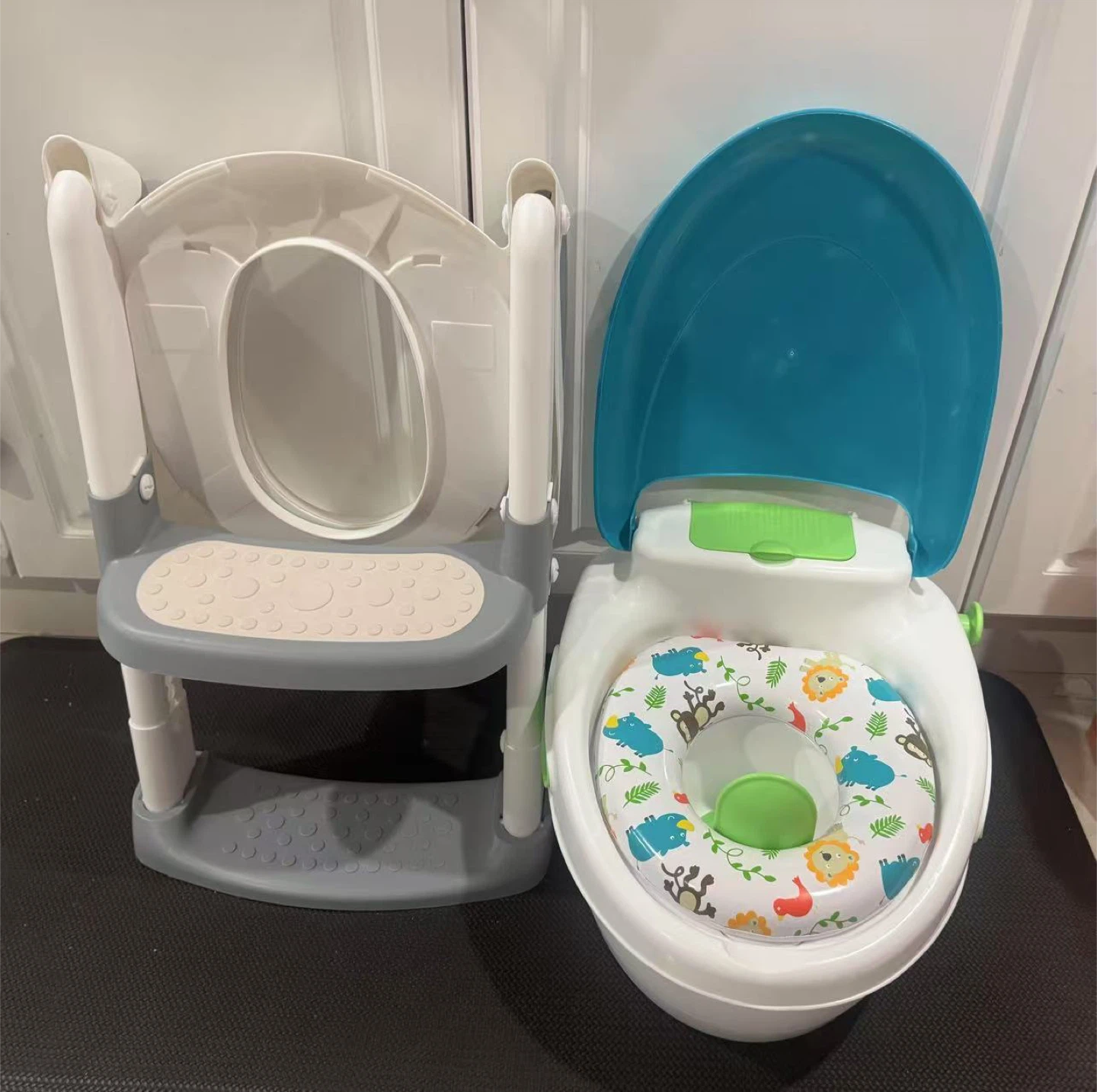 Toddler Potty Training Seat with Step Stool