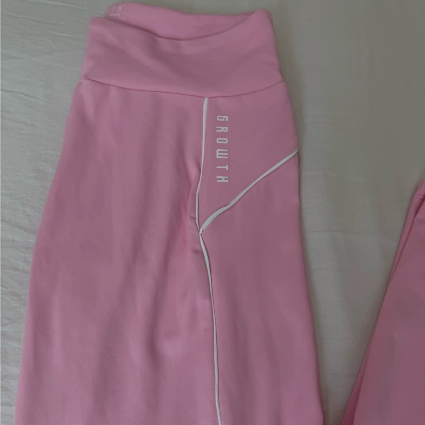 Pink Athletic Flare Pants Size M - photo 3