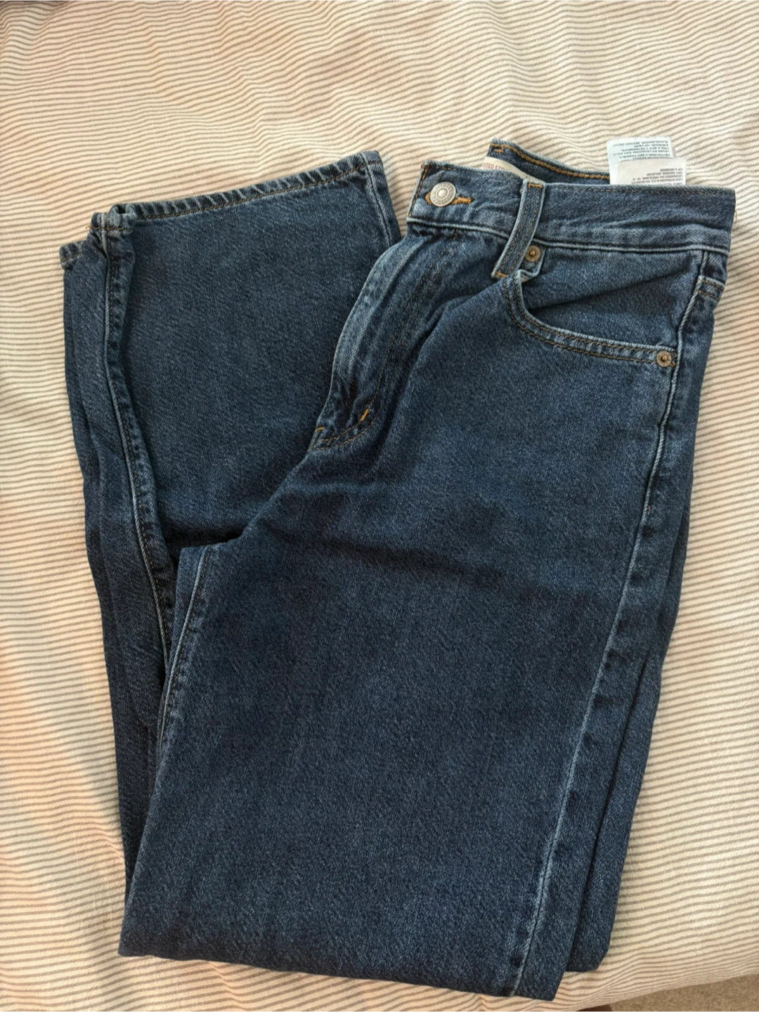 Levi's High Waisted Straight Jeans - Size 27 - photo 2