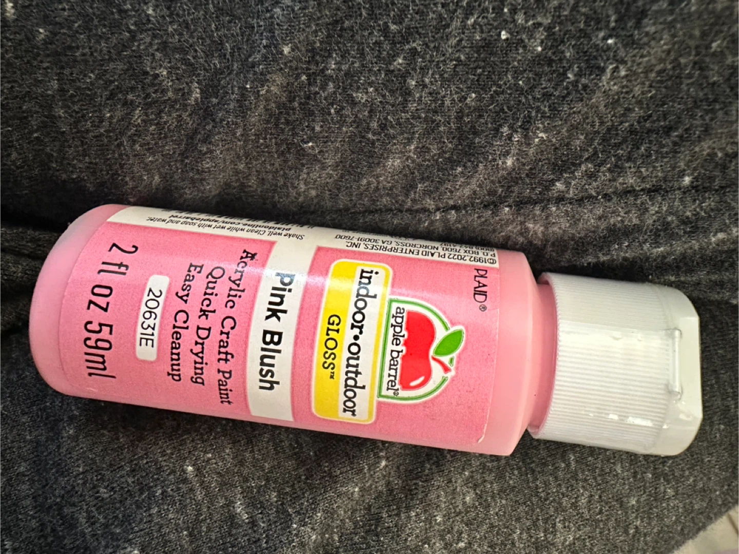 Apple Barrel Acrylic Craft Paint - Pink Blush - photo 2