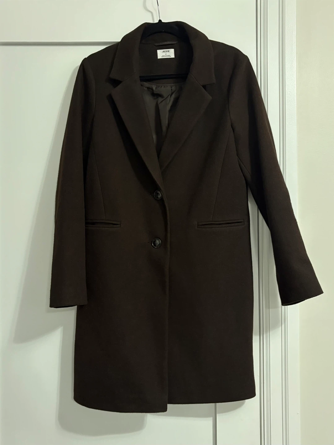 Women's Brown Coat - Small - photo 2