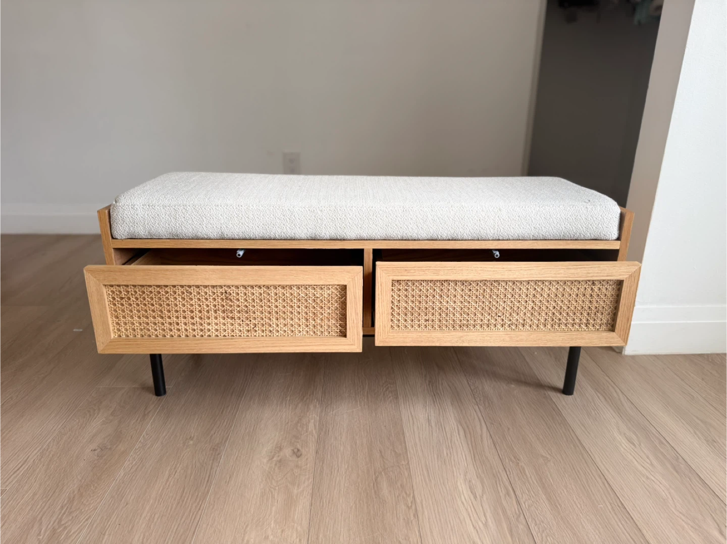Bench with Storage – Modern Style