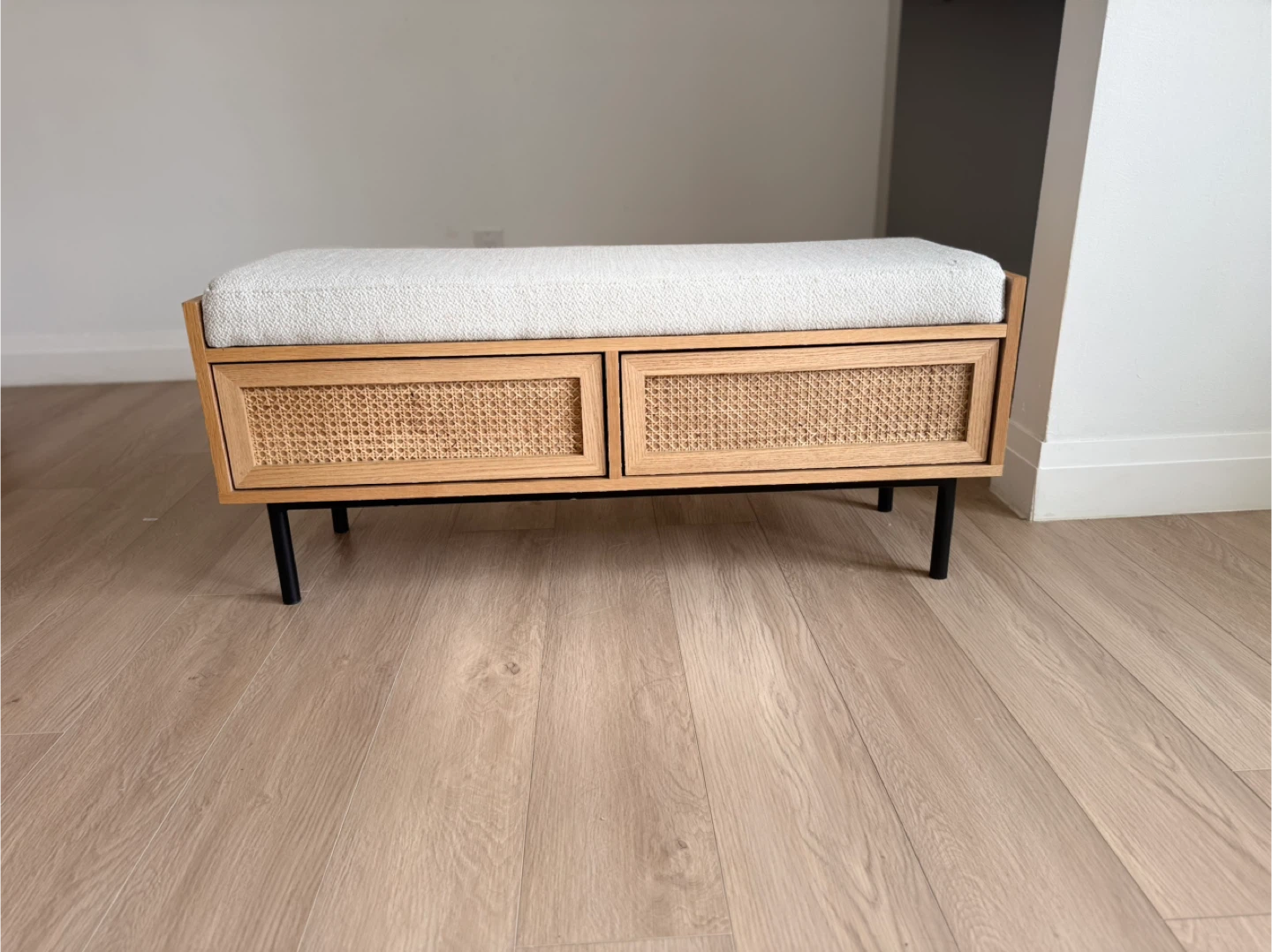 Bench with Storage – Modern Style - photo 2