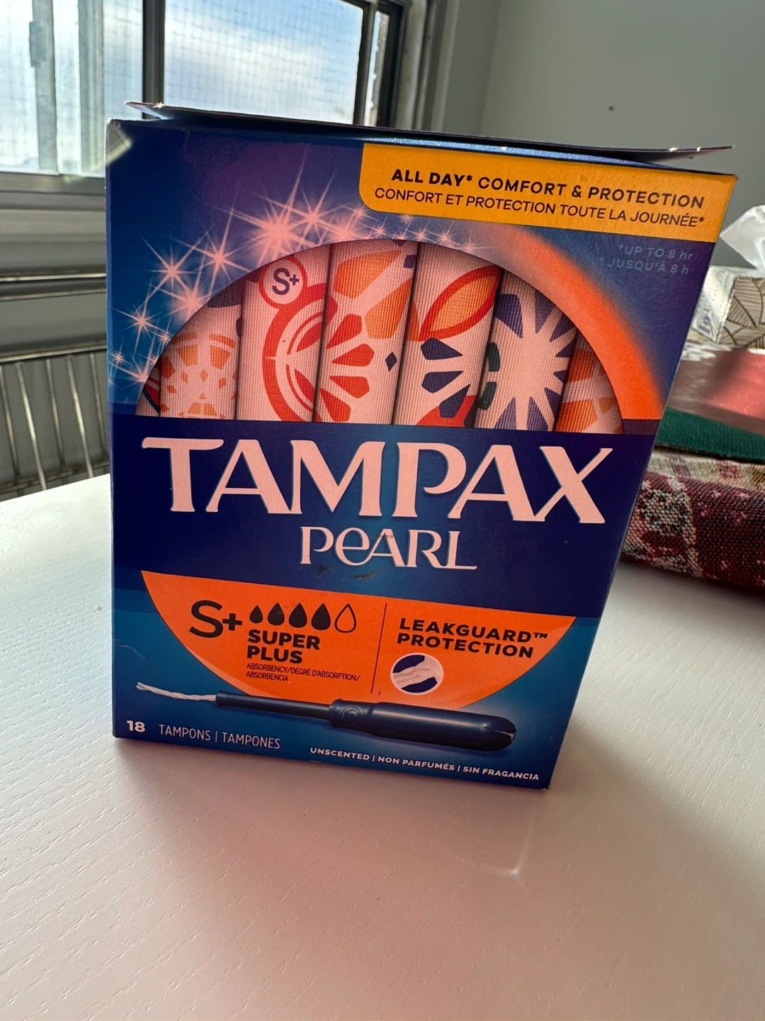 Tampax Pearl Super Plus Tampons - 18 Count
