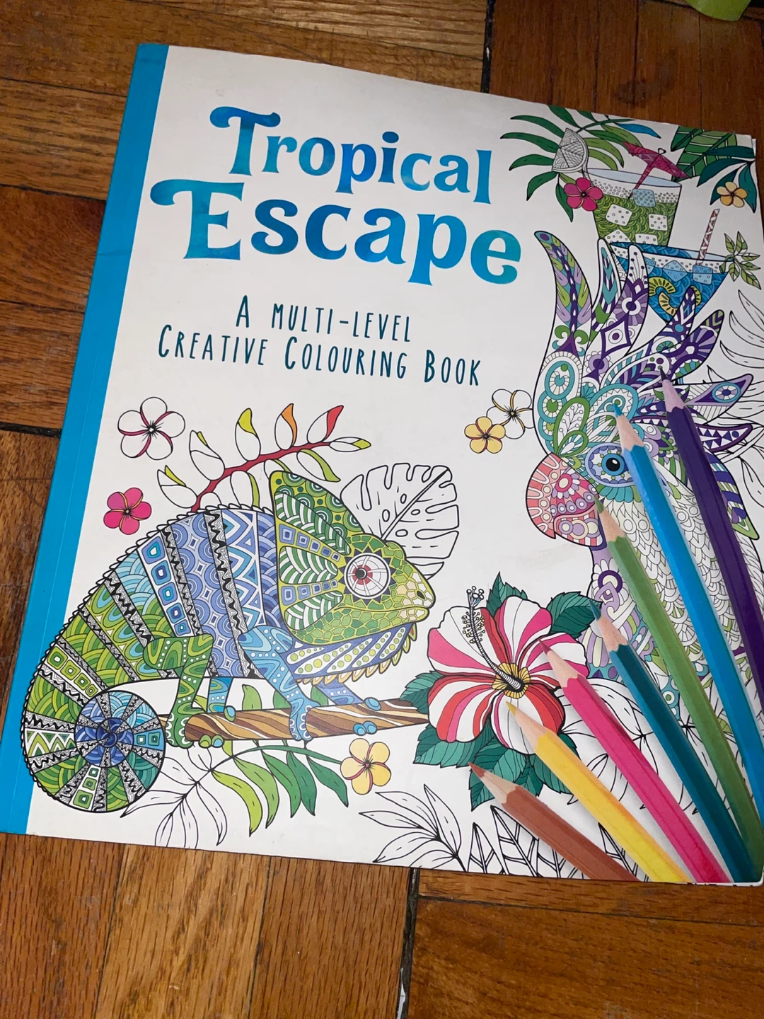 Tropical Escape Colouring Book