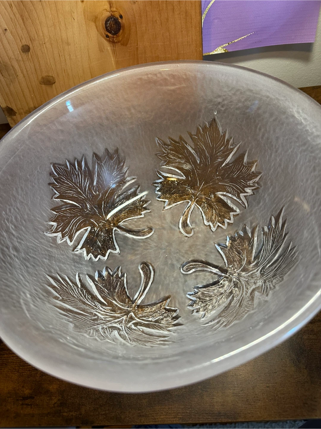 Frosted Crystal Bowl - photo 3