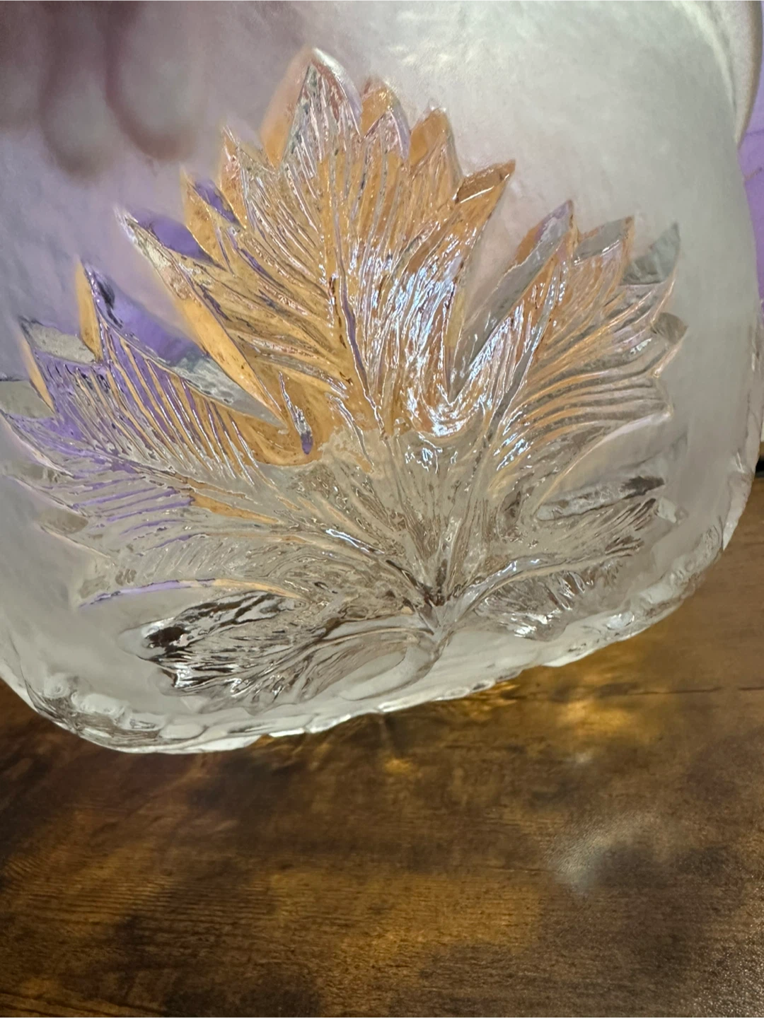 Frosted Crystal Bowl - photo 2