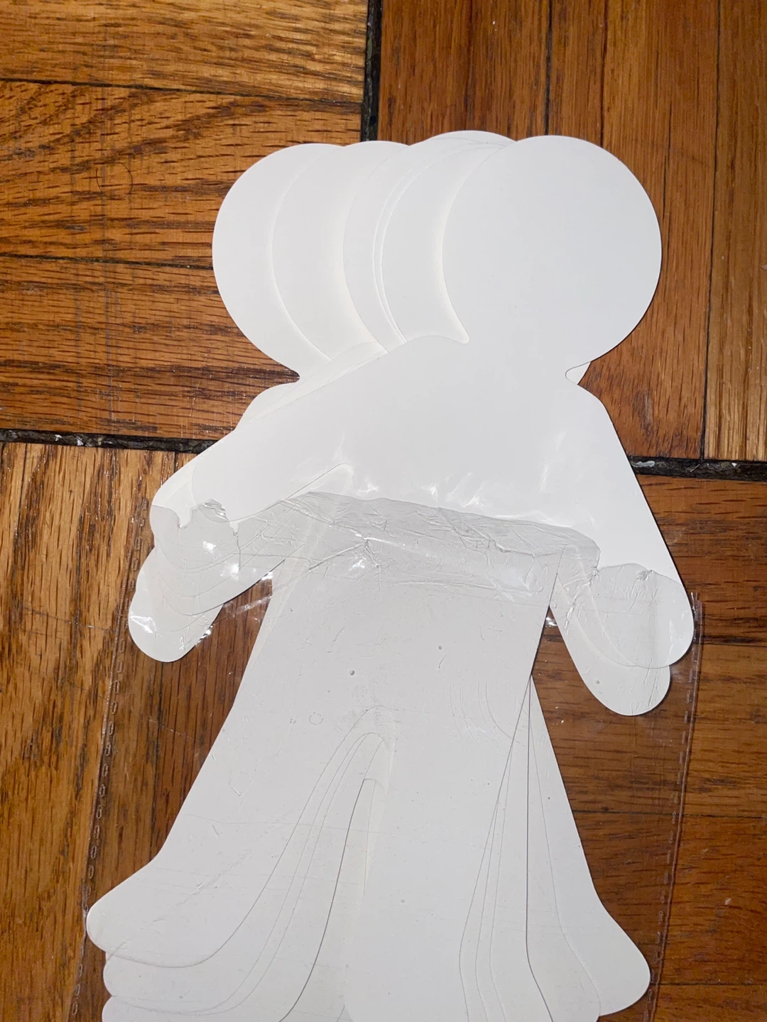 White Humanoid Cutouts - Pack of 10 - photo 2