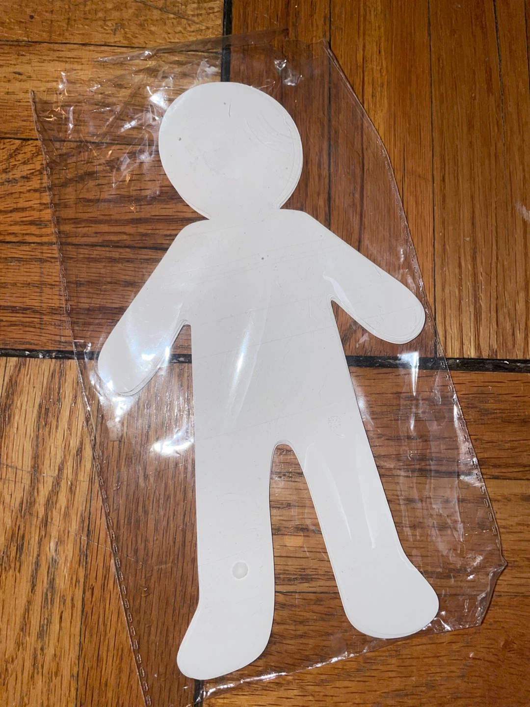 White Humanoid Cutouts - Pack of 10