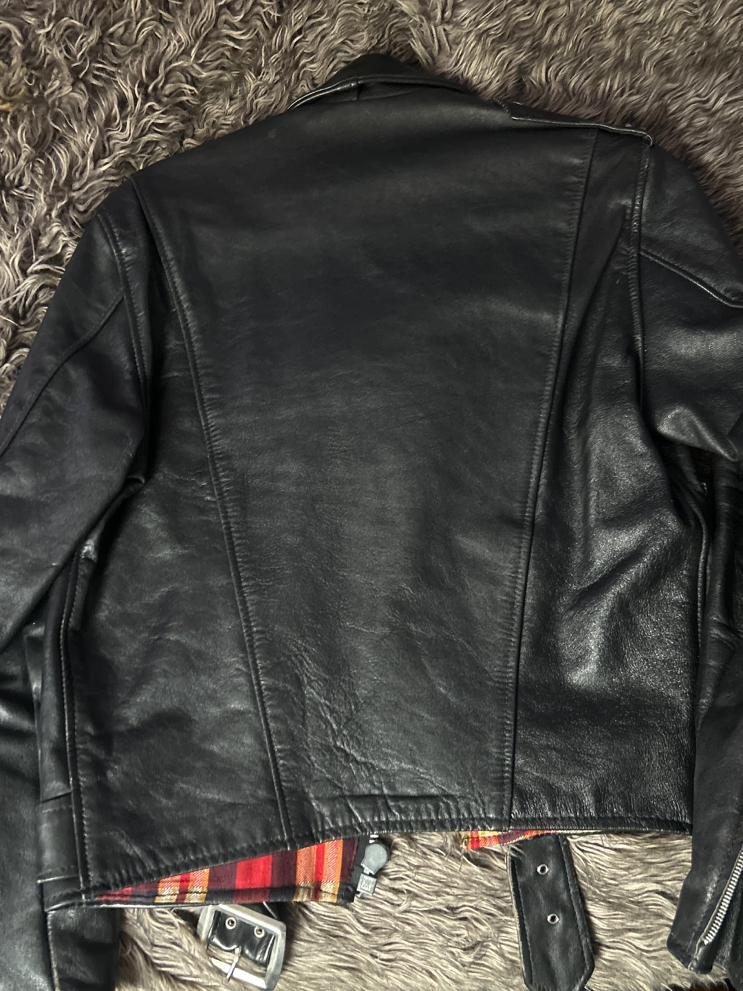 Vintage 1960’s Rare Brimaco D Pocket Leather Jacket - photo 2
