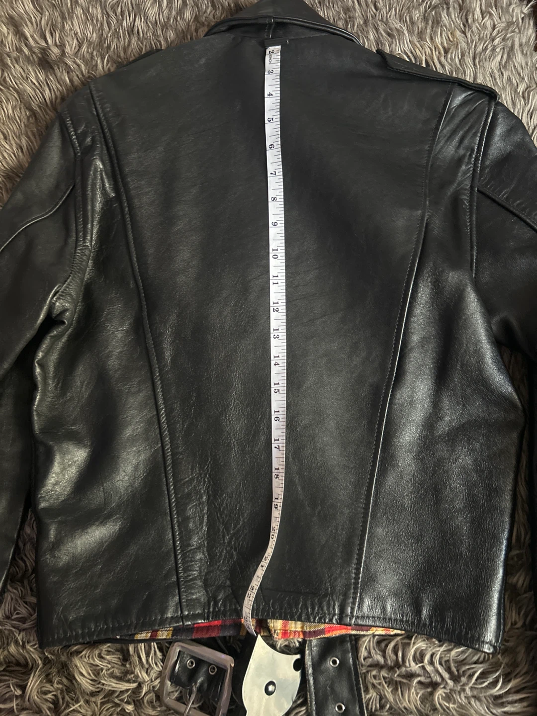 Vintage 1960’s Rare Brimaco D Pocket Leather Jacket - photo 4