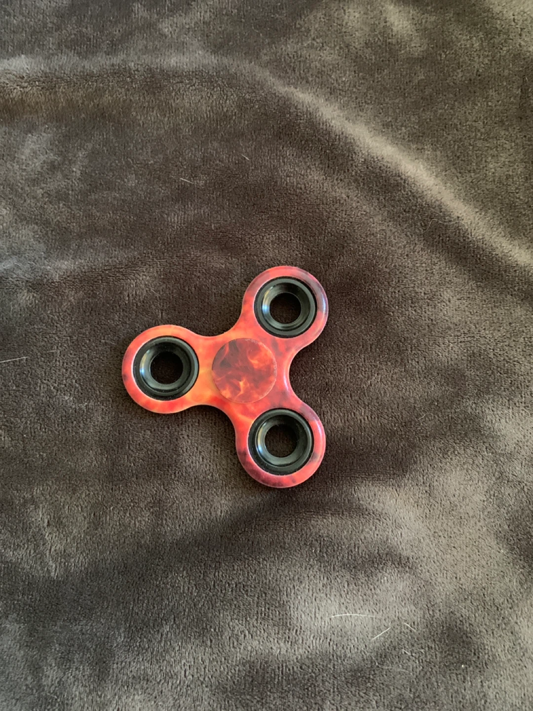 Red and Orange Flame Fidget Spinner