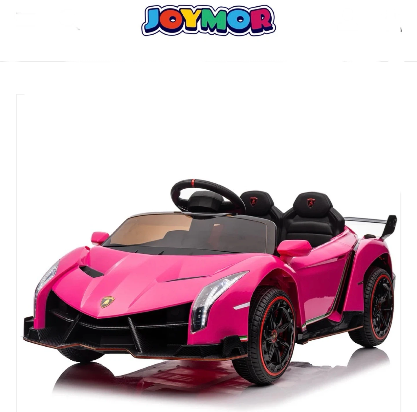 JOYMOR Pink Ride-On Car for Kids - photo 3