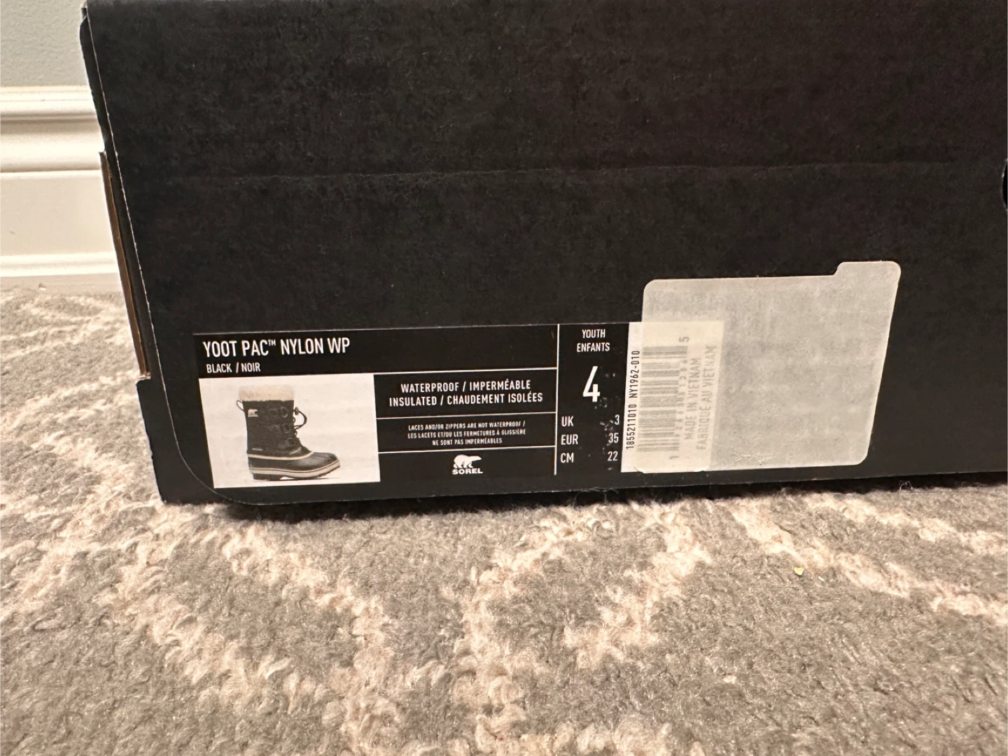 Sorel Yoot Pac Nylon WP Winter Boots youth size 4- Youth Size 4 - photo 4
