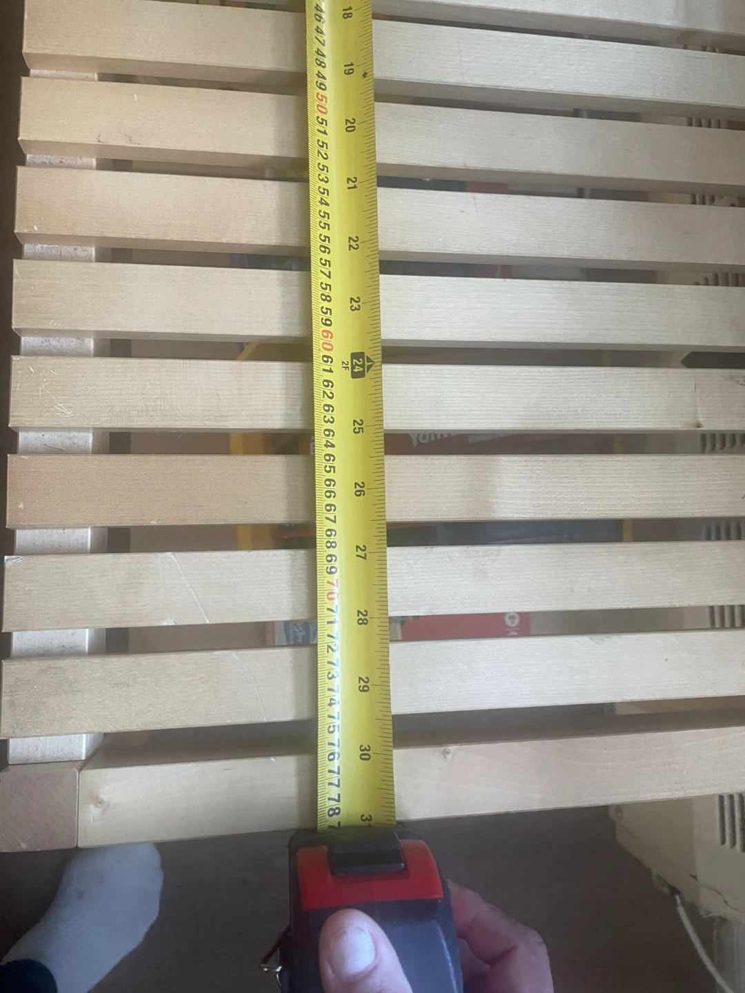 Wooden shelf plant table etc - photo 4