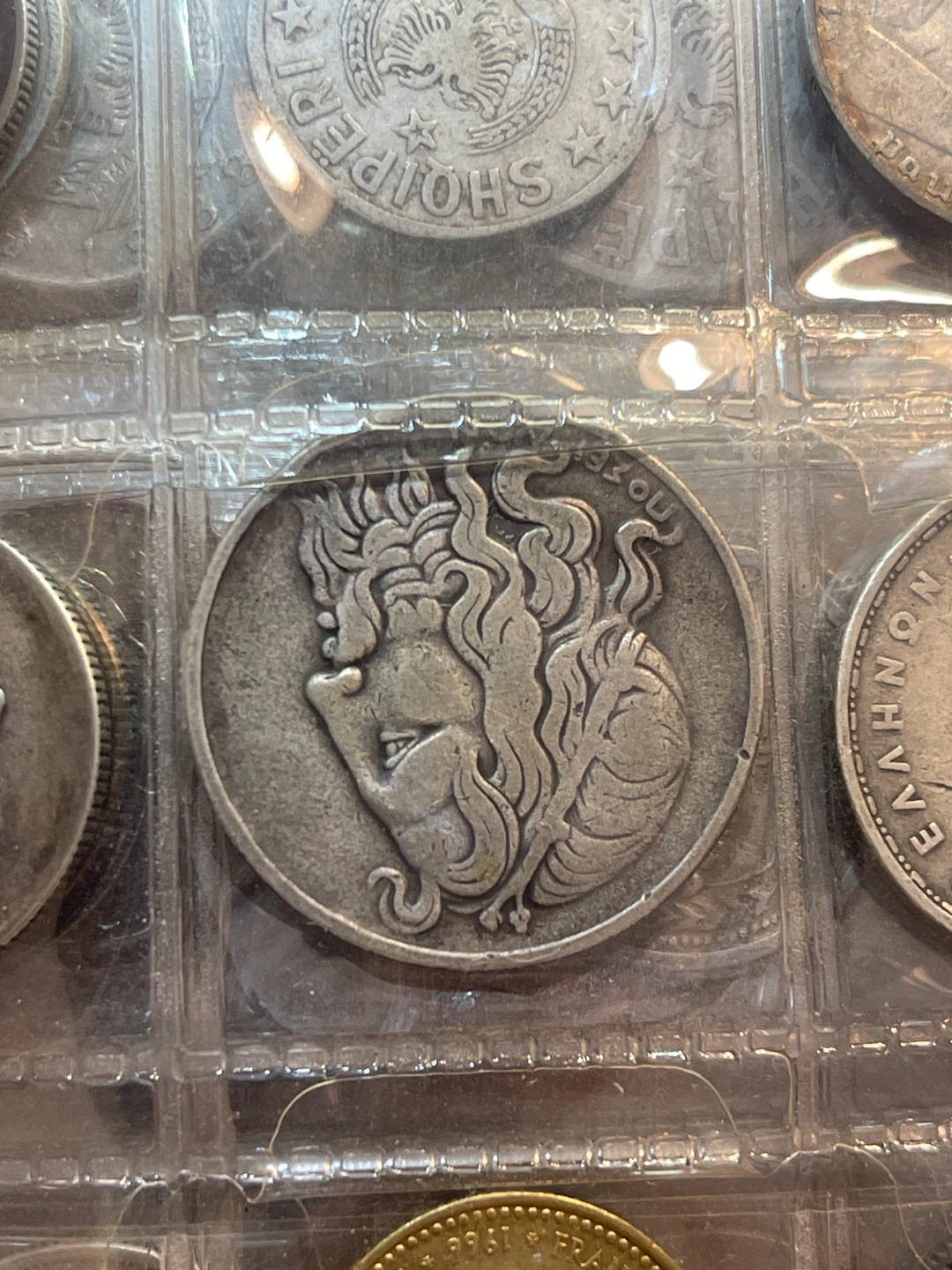 1930 Greek 20 Drachmas Coin