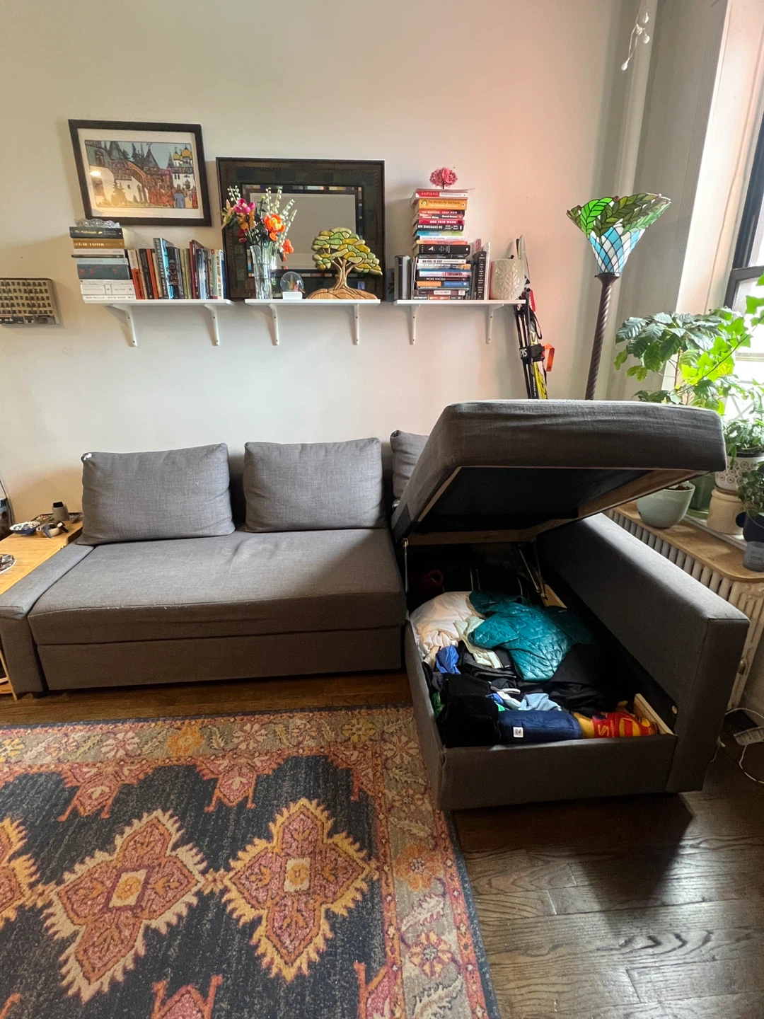 IKEA FRIHETEN Sleeper Sectional Sofa with Storage - photo 2