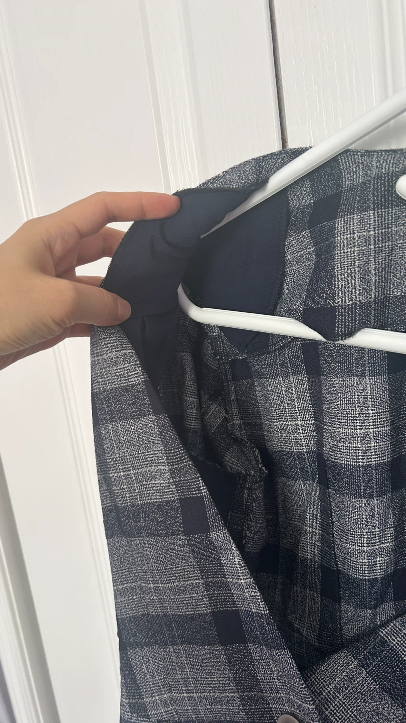 F-R-N Plaid Blazer Jacket - Size M - photo 5