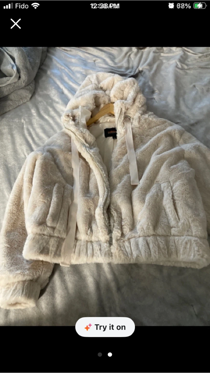 Faux Fur Teddy Zip-Up Hoodie - photo 2